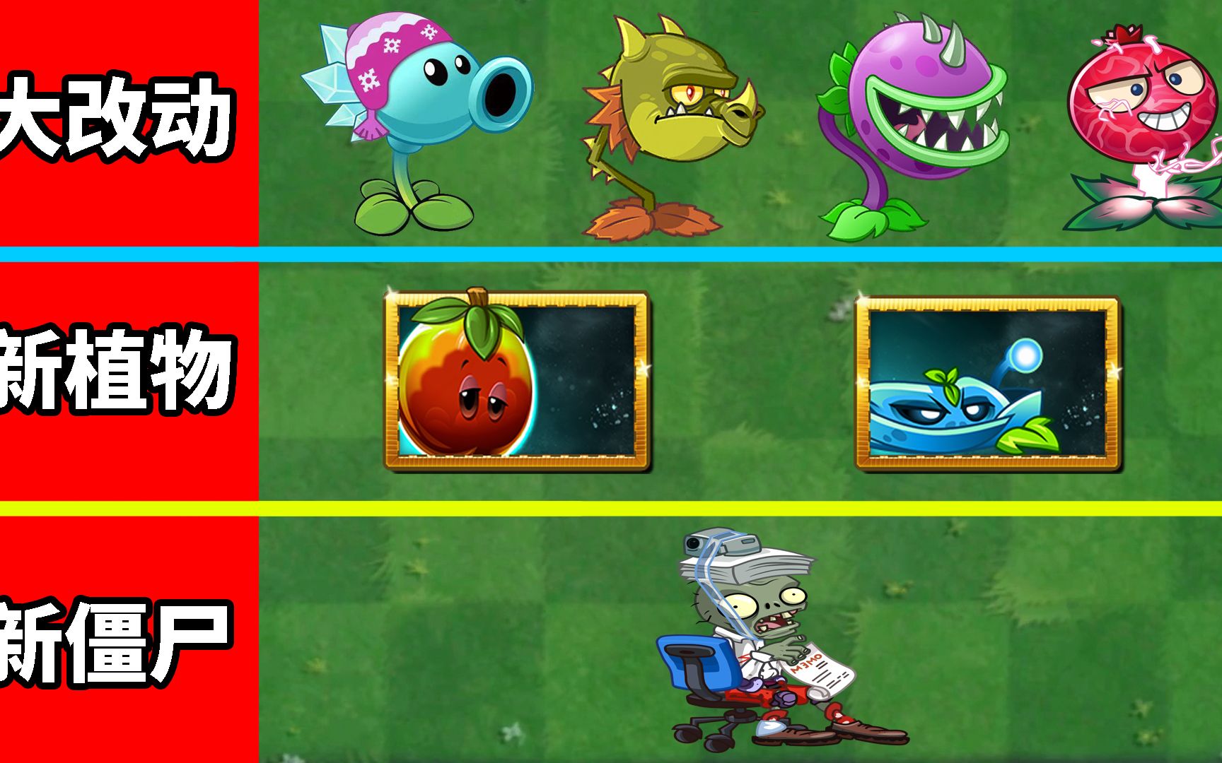 [图]pvz2：国际版迎来史诗级大改动，新植物和新僵尸实战测评！