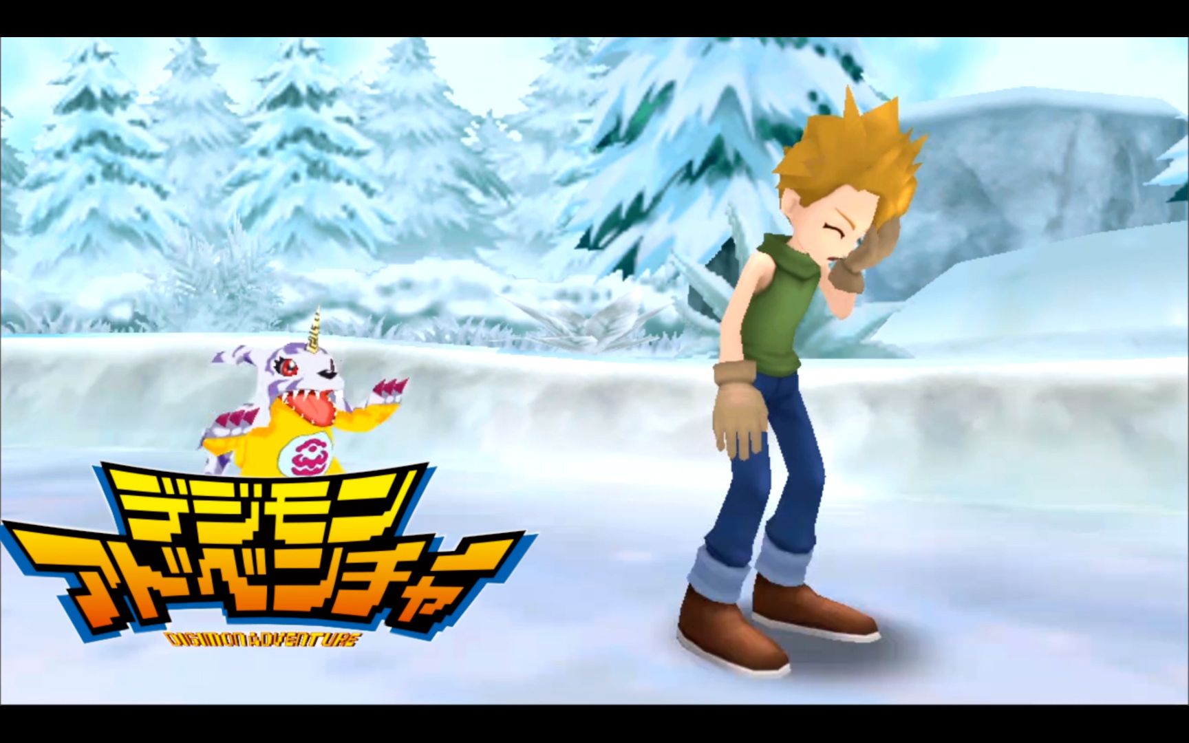 风雪中的大和 digimon adventure 数码宝贝大冒险 [psp]