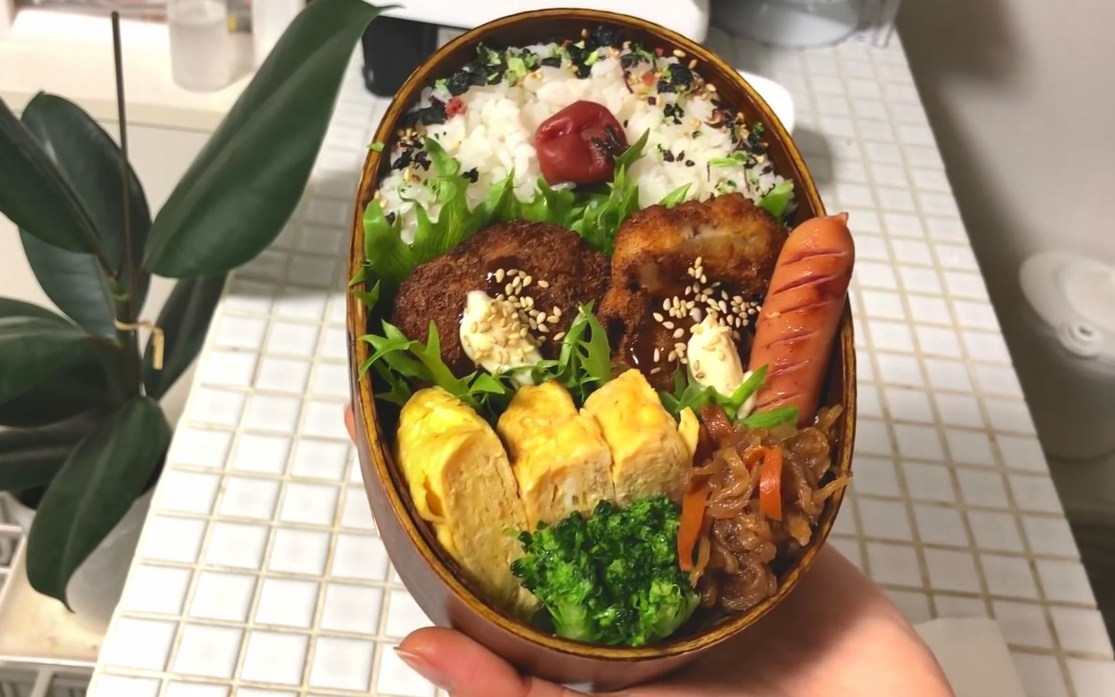 【男友的日式午餐盒】#34【japanes bento】日本太太准备的日式便 