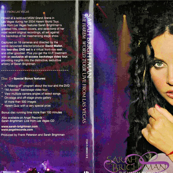 中国・香港盤 SARAH BRIGHTMAN 莎拉・布萊曼 99 演唱會 莎拉布莱曼- 2019 Sarah Brightman 演唱会《1.84G》 - 高清演唱会