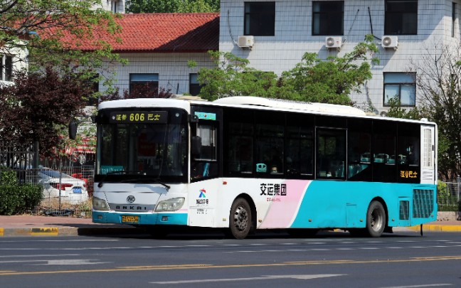 青岛交运安凯hff6125gz-4c原声原速【封面由青岛权威级车迷小萌狗大师