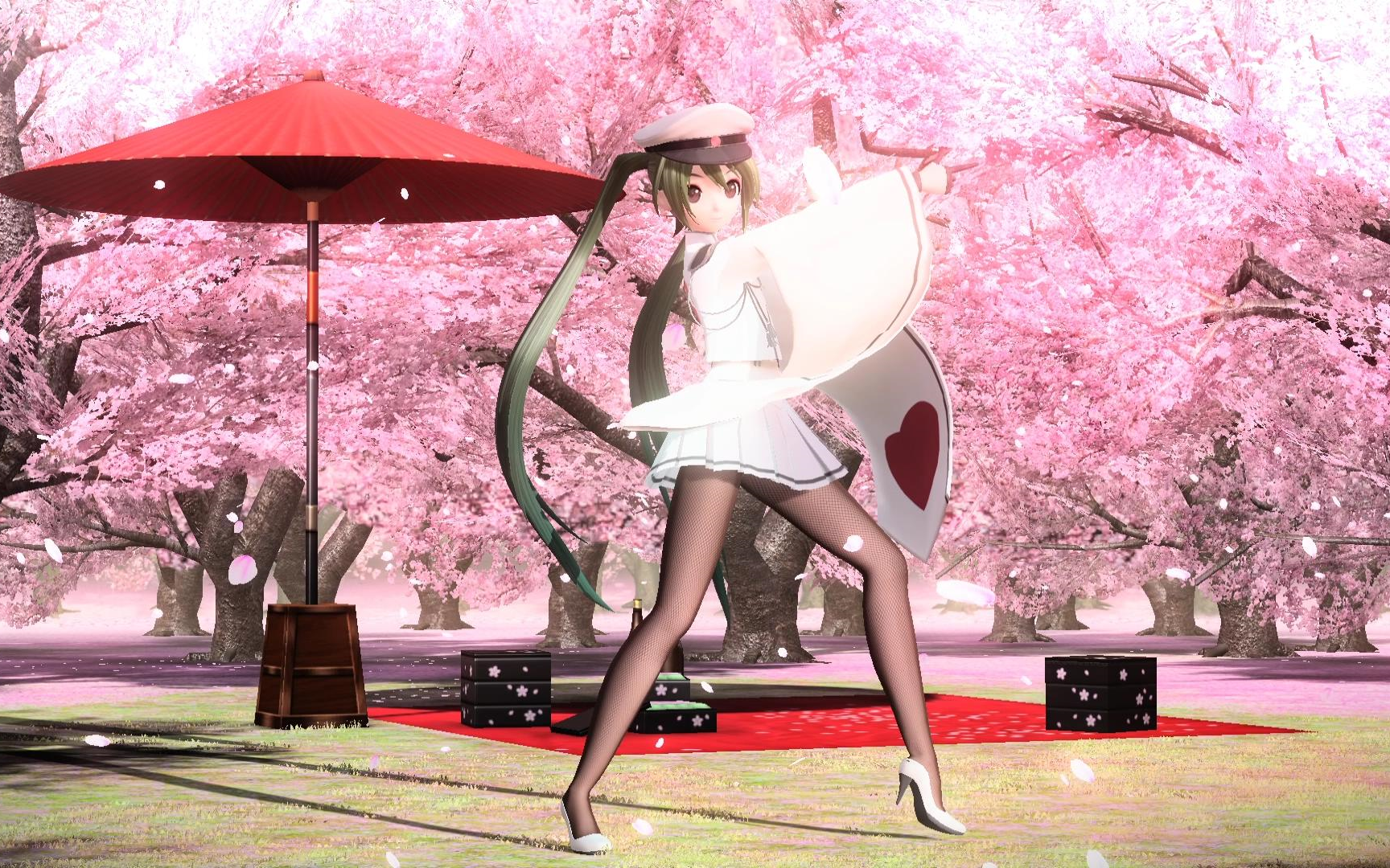 【网袜计划(白樱)】千本樱 -f edition all version-【pdaft】_哔哩