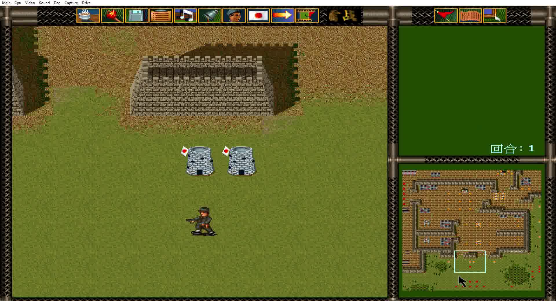 抗日地雷战困难模式第三十四关袭击军营