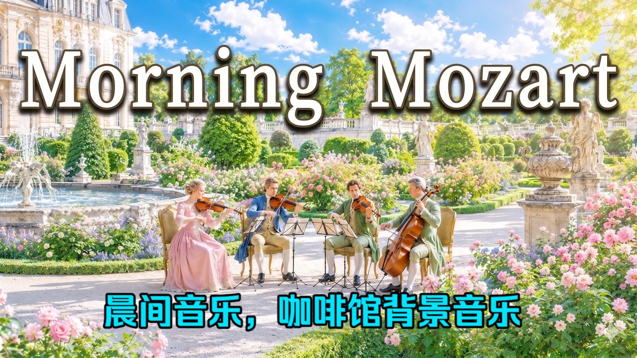 晨间音乐，咖啡馆背景音乐 Mozart Style ｜ 잔잔한 클래식, Morning Music, Cafe BGM