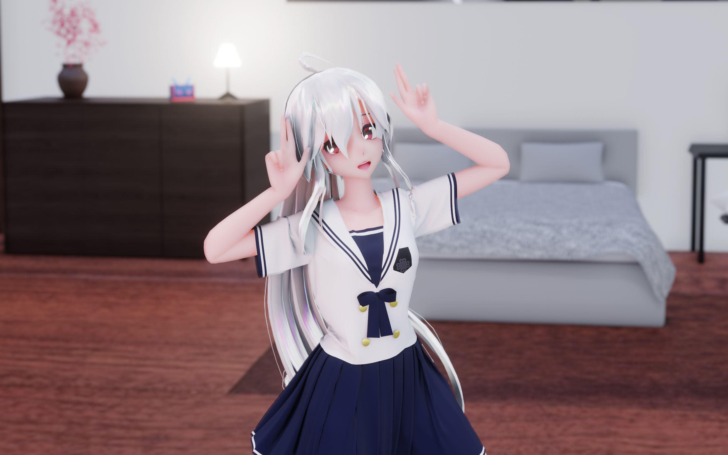【4k/弱音/布料解算】弱音:duududu~_哔哩哔哩_bilibili
