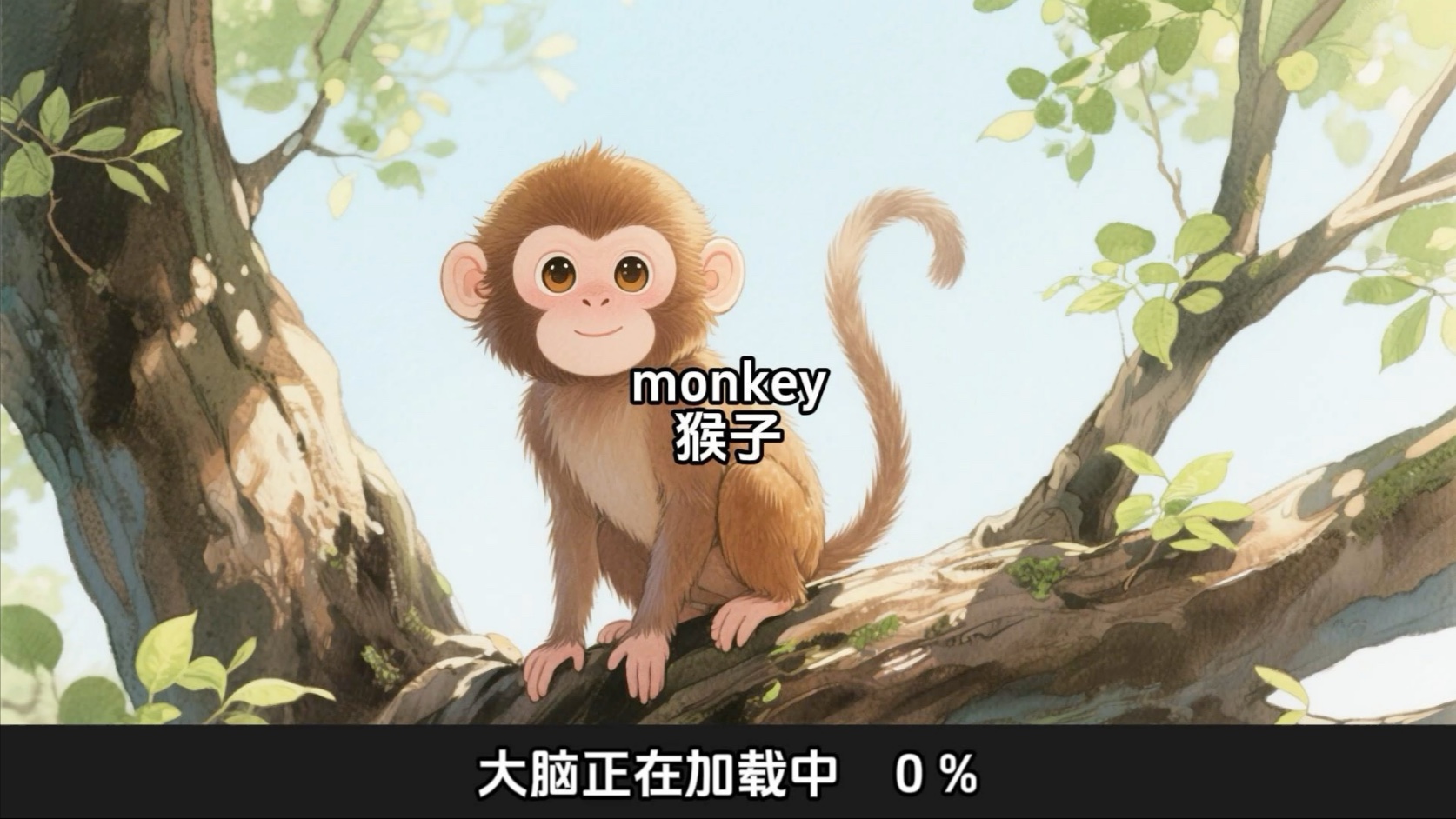 10秒钟记住一个单词 monkey 猴子