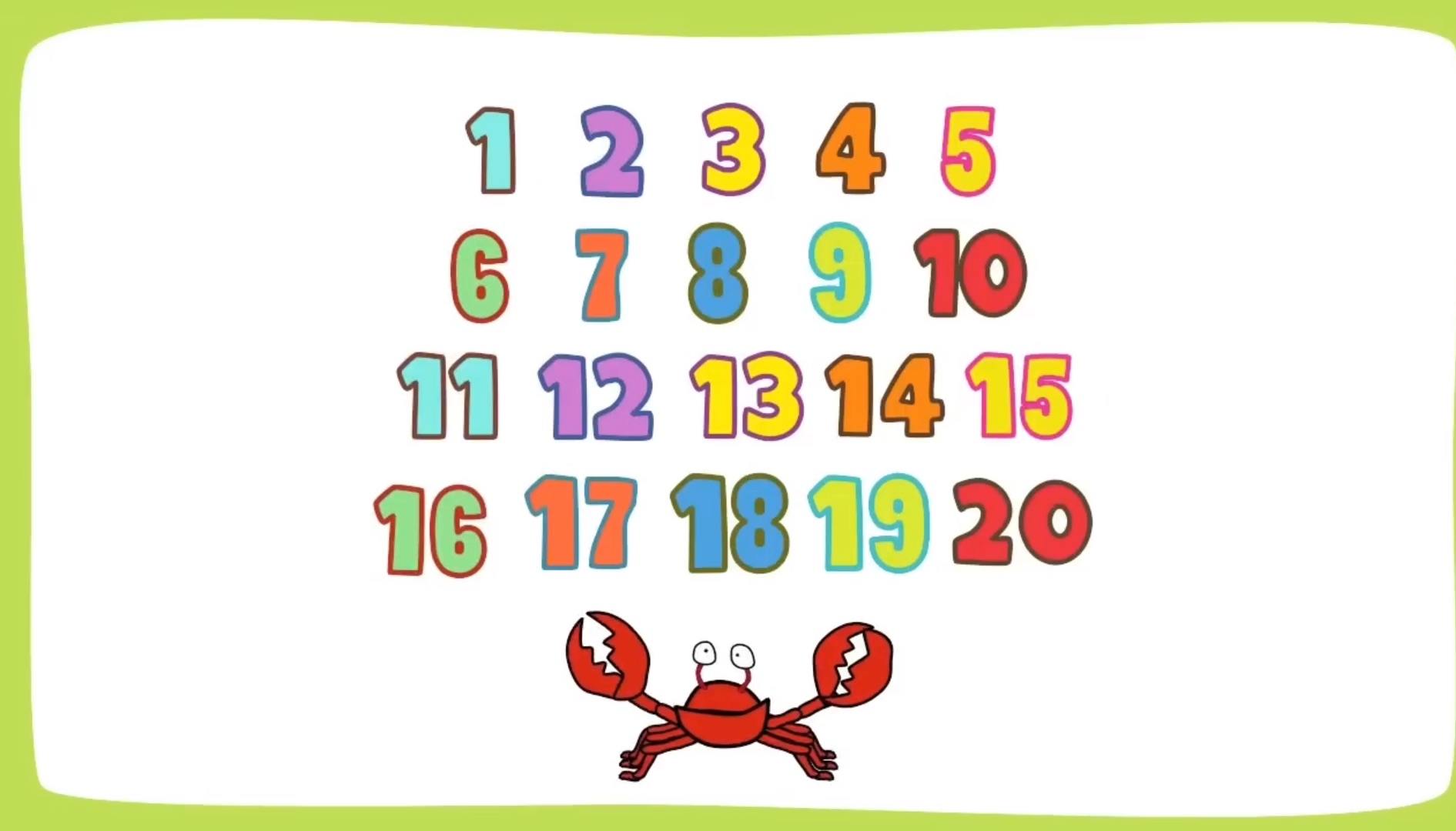 数字歌 number song 1