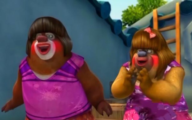 熊大熊二扮女装,你见过吗?_哔哩哔哩 (゜-゜)つロ 干杯~-bilibili