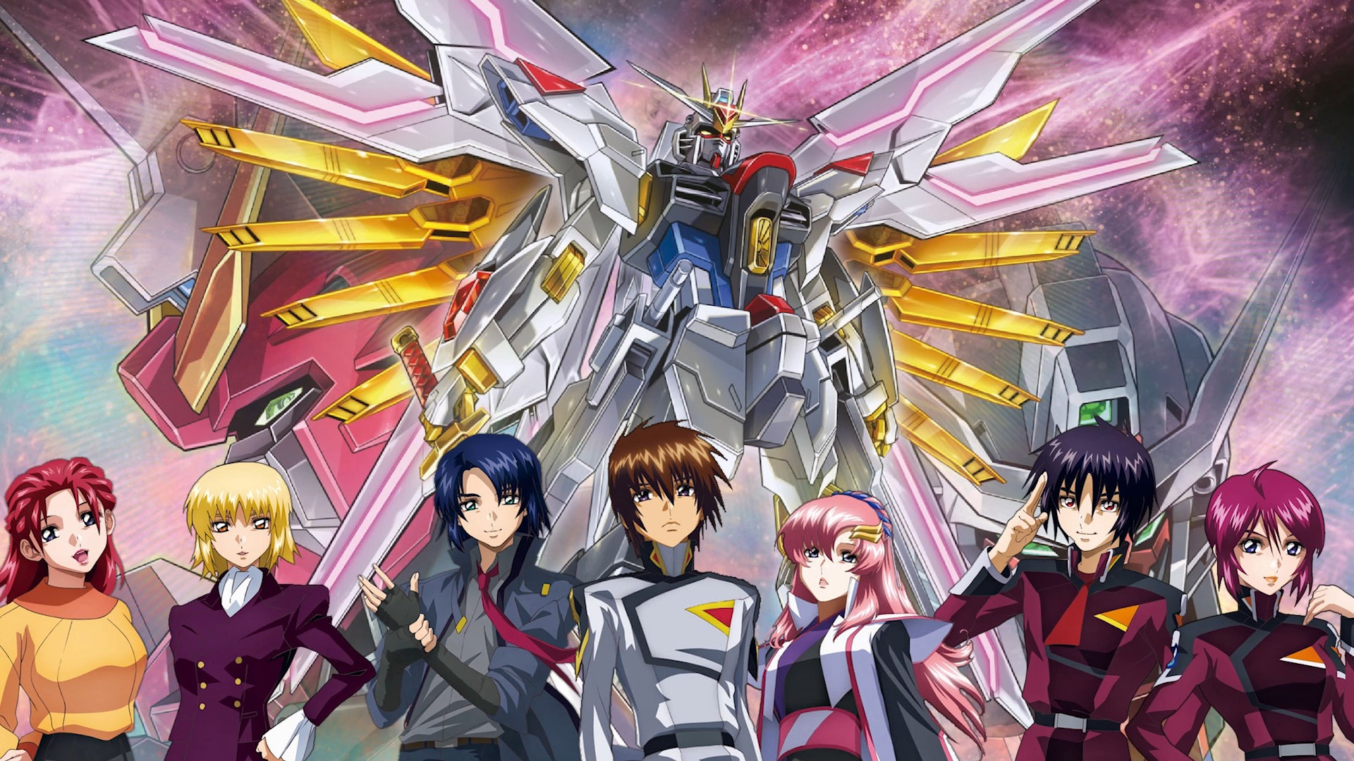 一览自由,命运,正义高达的最后一舞【高达seed剧场版】