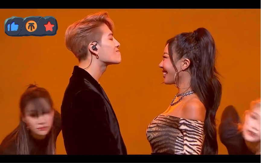 jessi&王嘉尔jackson 《nununana》 合作舞台荷尔蒙指数爆表