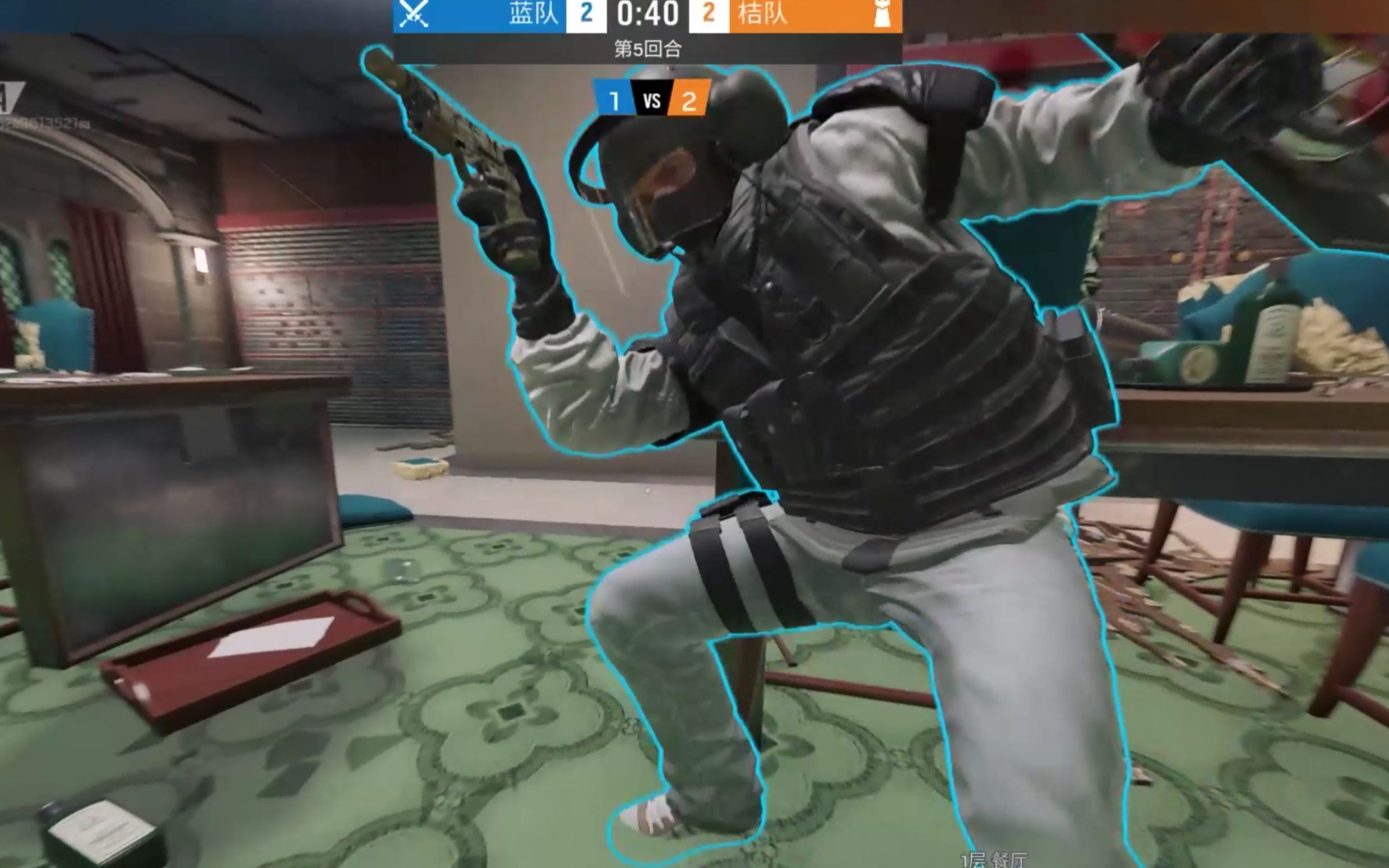 轮椅人四杀_哔哩哔哩bilibili_彩虹六号_第一视角