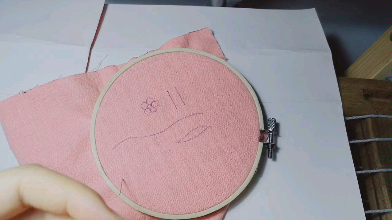 刺绣针法—齐针