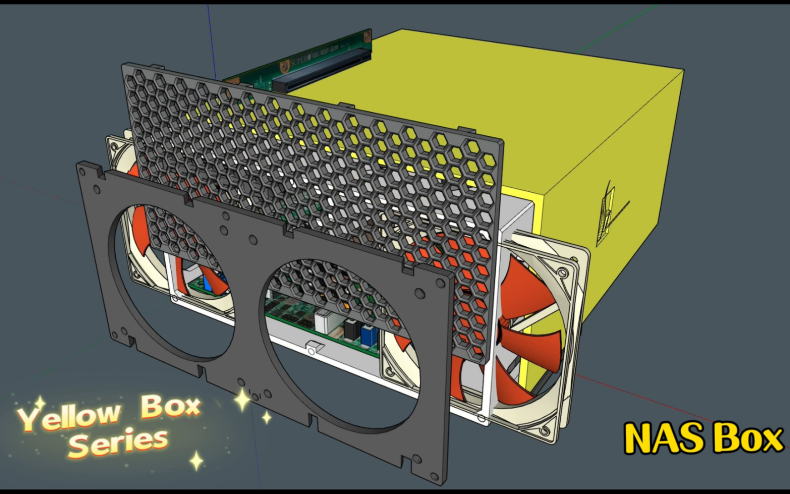 我的Yellow Box新系列:NAS Box分体式nas服务器哔哩哔哩bilibili