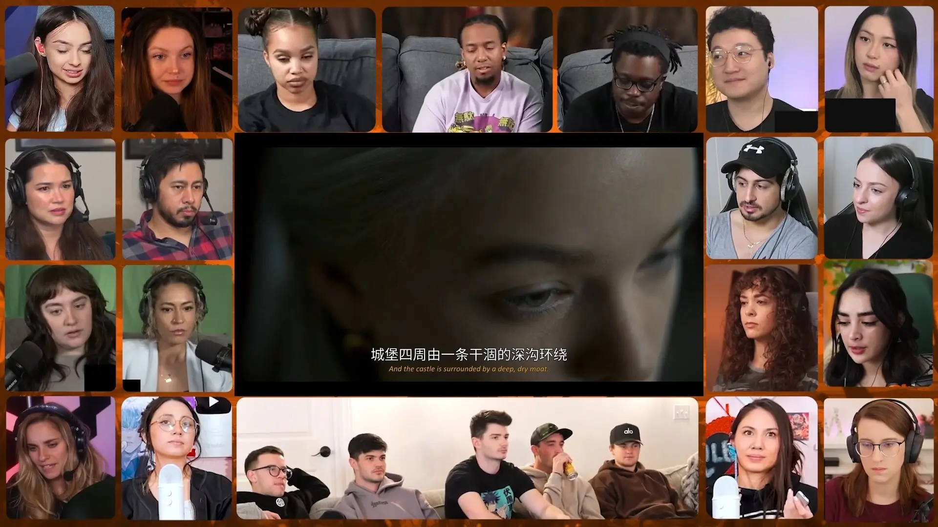 外国人一起看【龙之家族】S1-04 完整Reaction_哔哩哔哩_bilibili