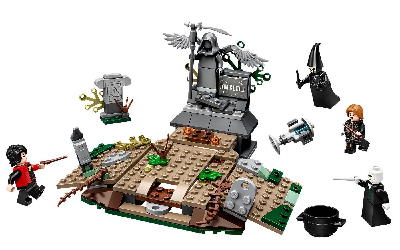 乐高lego 75965 哈利波特 伏地魔的崛起 2019速拼评测_哔哩哔哩_bili