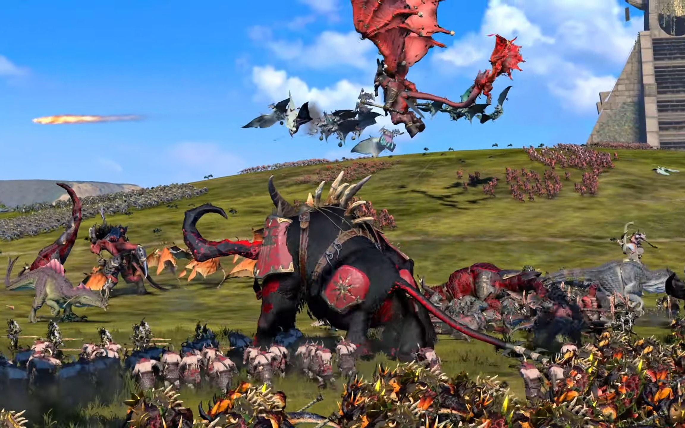 战锤3全面战争mod视频:恐虐 vs 蜥蜴