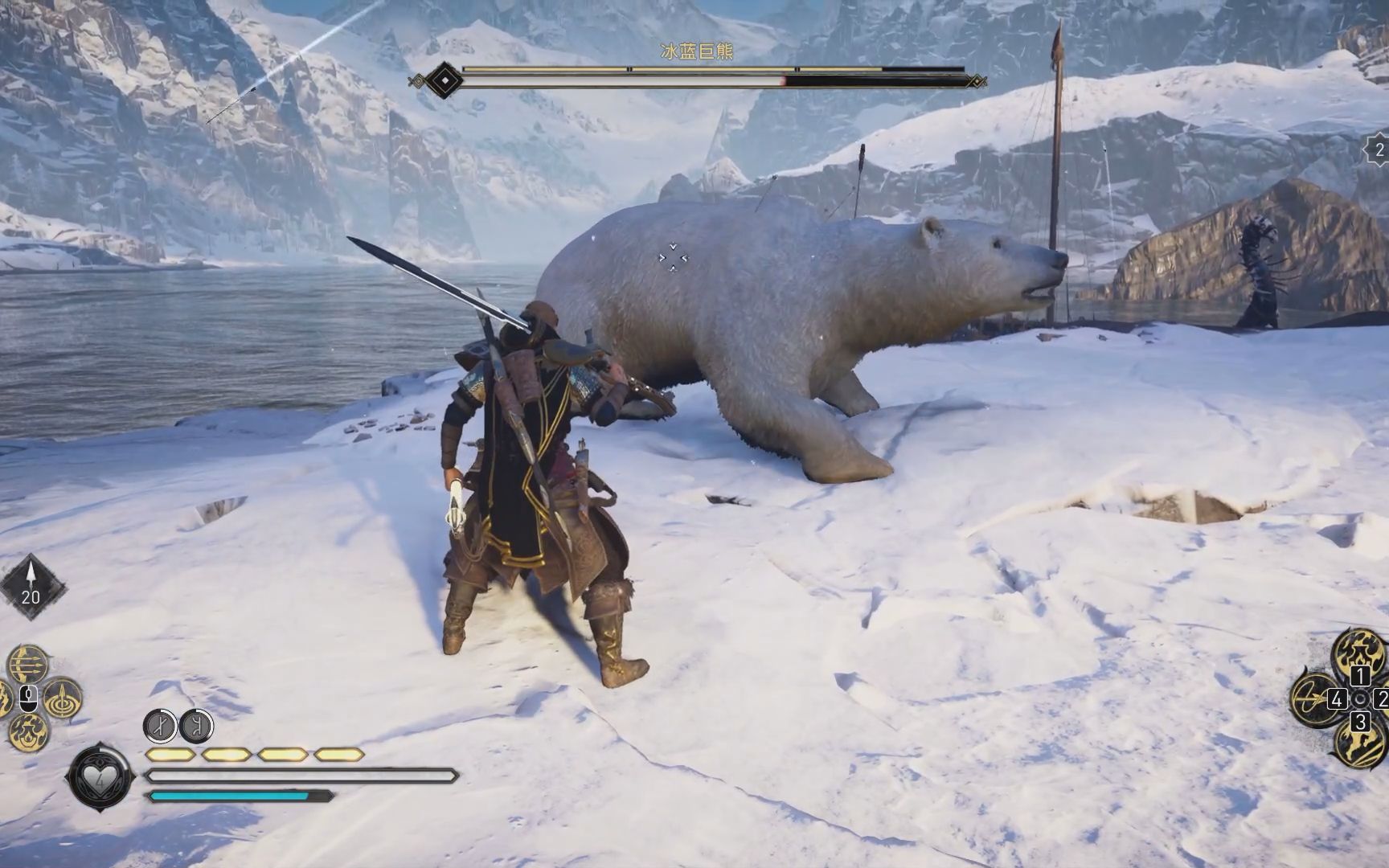 【刺客信条:英灵殿】232 挪威冰蓝巨熊_哔哩哔哩 (゜-゜)つロ 干杯