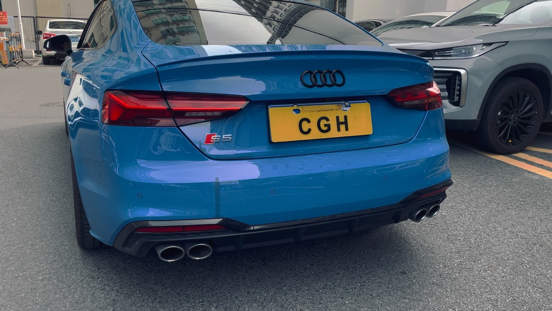 奥迪s5b930tcsk200钼隔热头段直通前管静态声浪