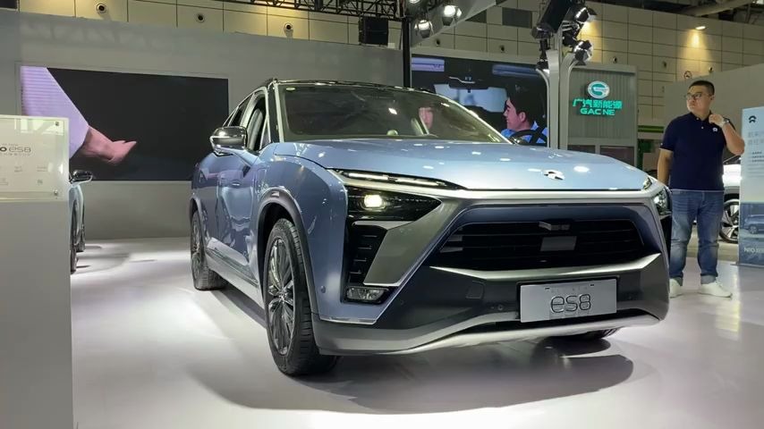 【新车展示】实拍2020款蔚来es8-外观与内饰细节_哔哩哔哩_bilibili