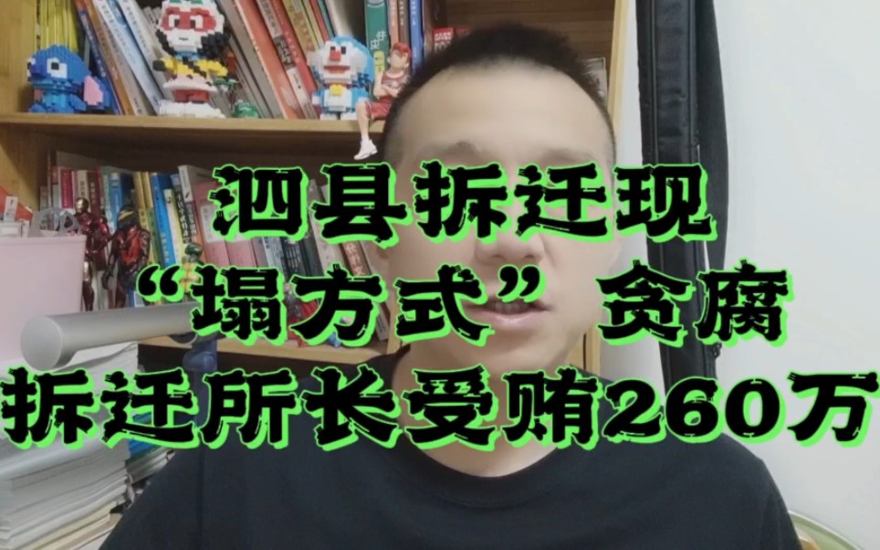 安徽泗县拆迁现“塌方式”贪腐哔哩哔哩bilibili