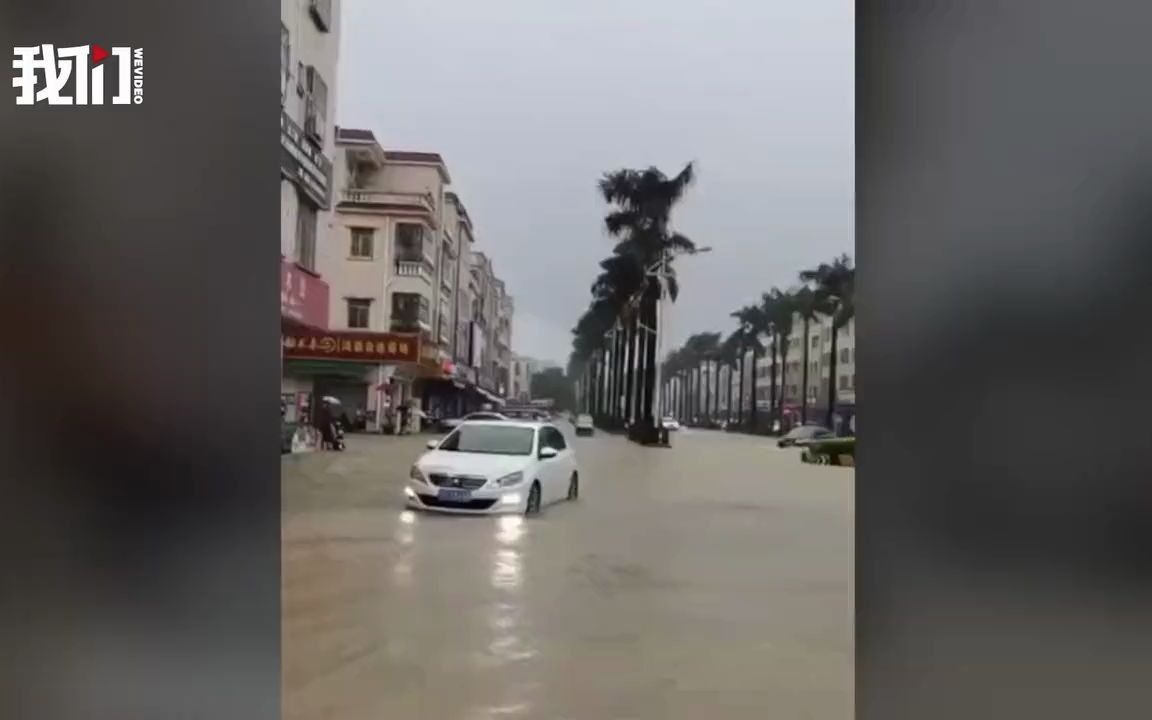 广东中山局地特大暴雨 鱼塘被淹市民站水中捞鱼哔哩哔哩bilibili