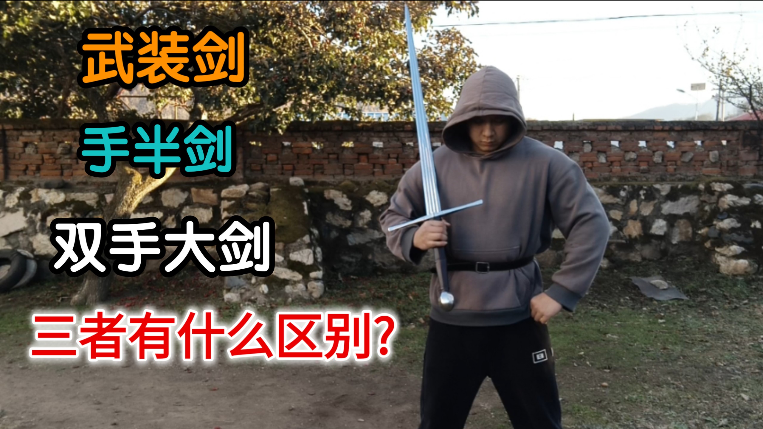 武装剑vs手半剑vs双手大剑,三者有什么区别?-玩钝器的锤哥-玩钝器的锤哥-哔哩哔哩视频