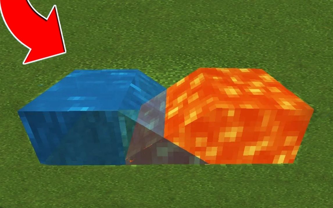 mc岩浆和水能融合在一起?(无mod)