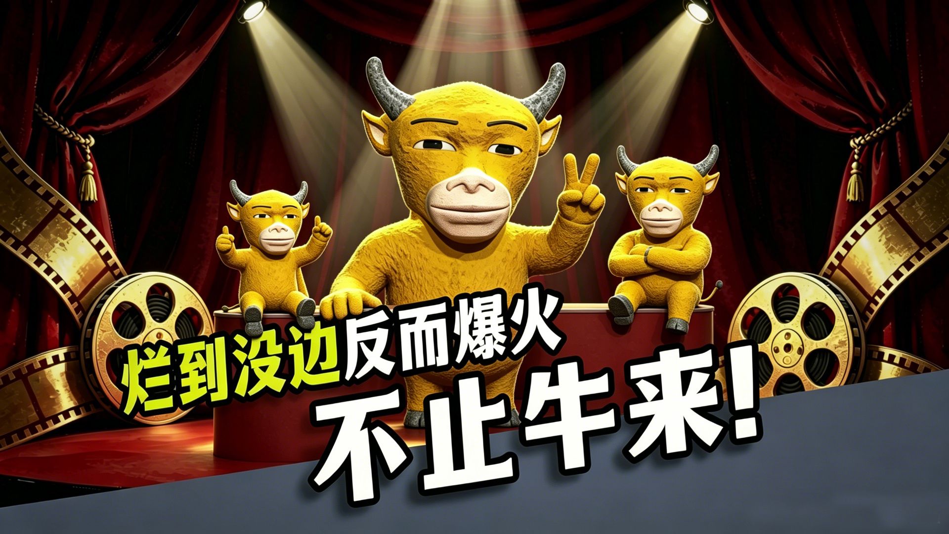 抽象观众还是多啊！烂到没边反而爆火的，可不止《牛来》一个！