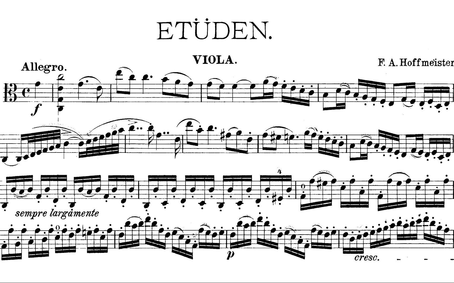 [中提琴]12 Etudes for Viola 12首中提琴练习曲 By Franz Anton Hoffmeister哔哩哔哩bilibili