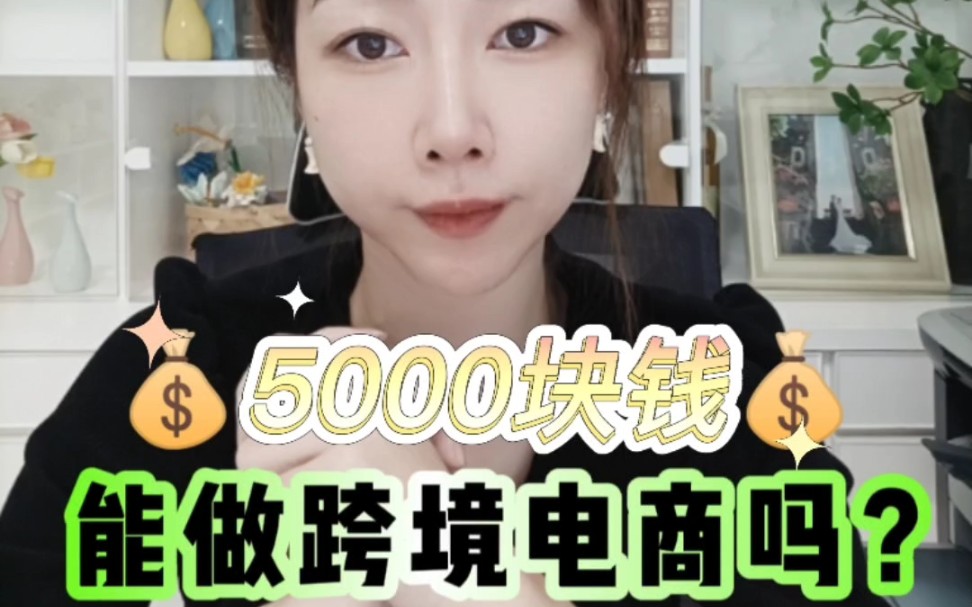 5000块钱能做跨境电商吗?作为一个深耕跨境平台的外贸人告诉你,能!哔哩哔哩bilibili