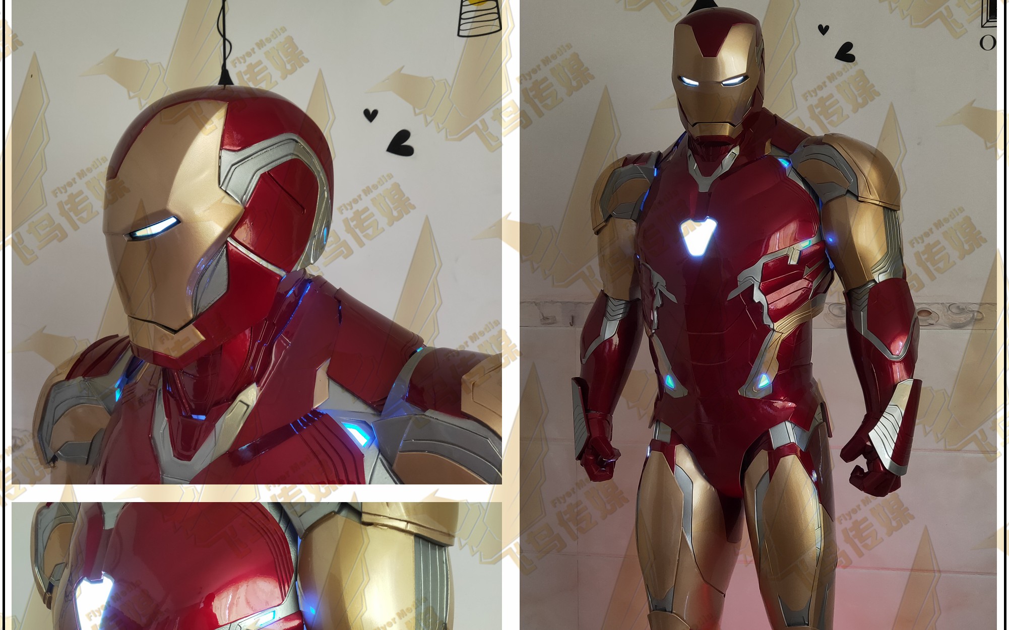 1/1纯手工钢铁侠模型 6年从小白到成功制作