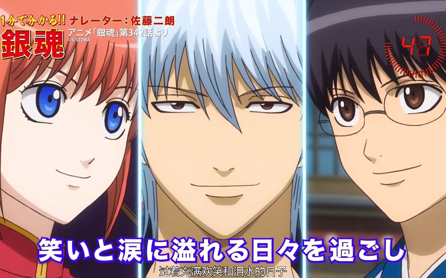 【银魂/剧场版the final/2021年1月8日】1分钟看懂银魂 佐藤二郎解说