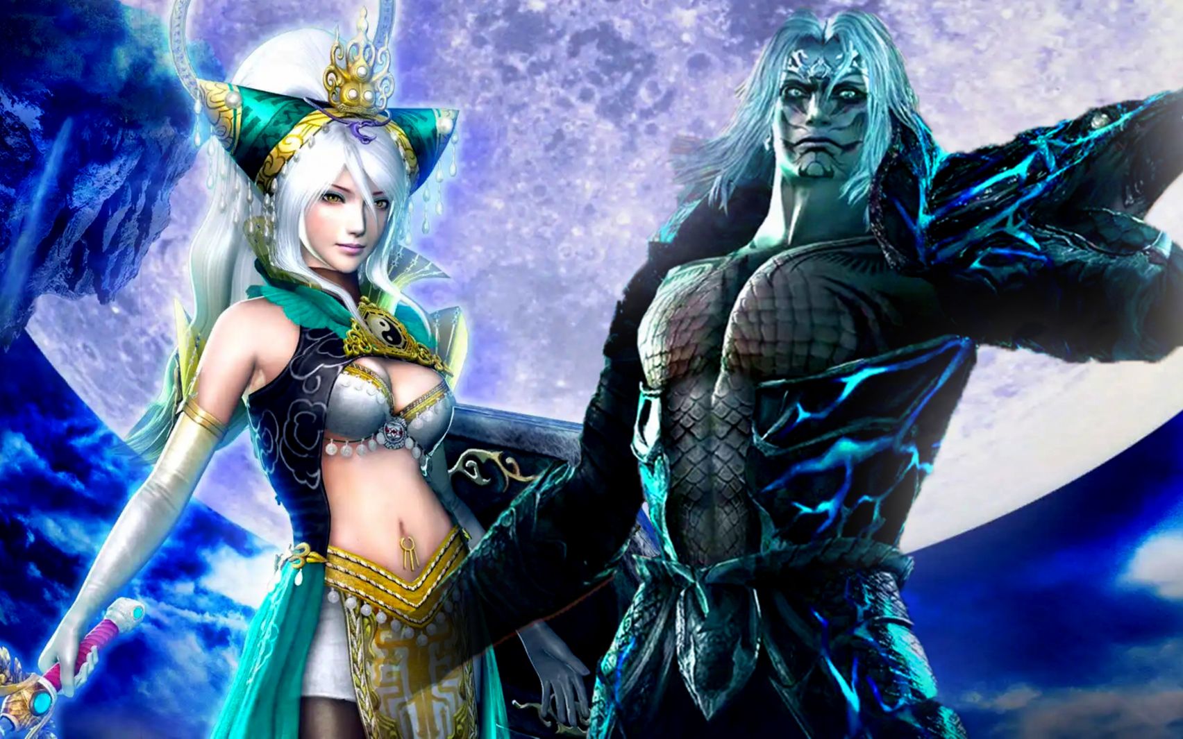 刀魂6 自捏ai对战 女娲vs真远吕志【无双大蛇】_哔哩哔哩bilibili