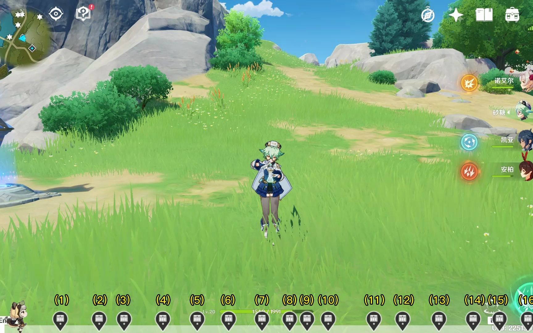 【原神宝箱神瞳全收集】蒙德篇-低语森林(2)3.5版本新制作