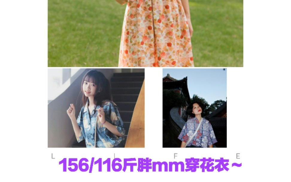 156/116胖女孩花衣服试穿,猫咪和北海是体重100斤时买的,然而仅一年....哔哩哔哩bilibili