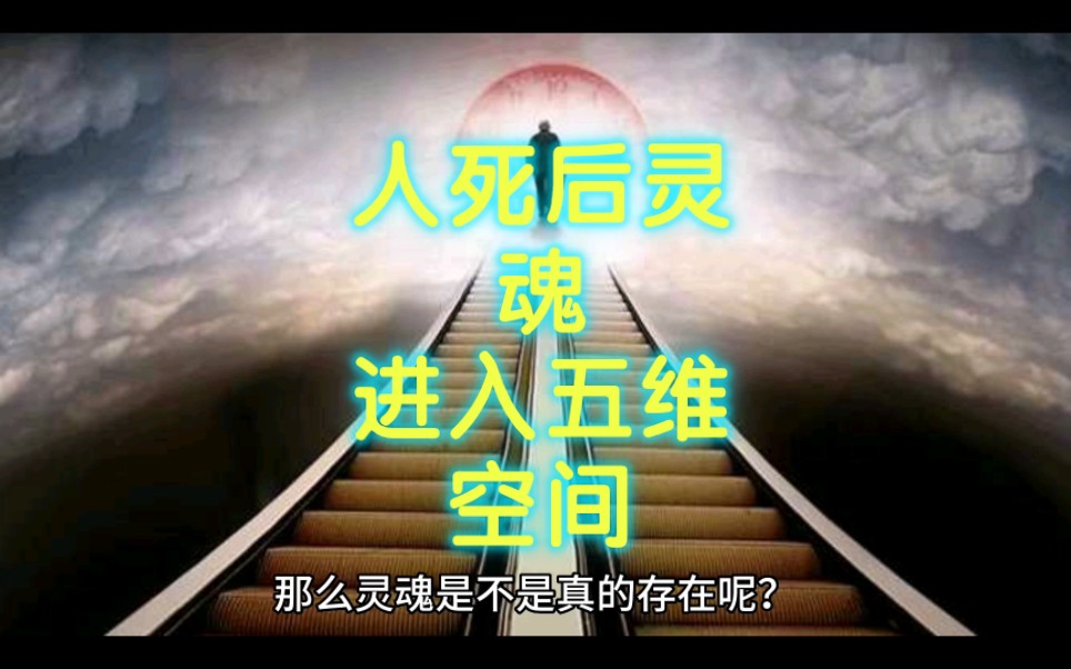 科学家教授实践证明,人死后是有灵魂存在,有可能会进入五维空间.哔哩哔哩bilibili