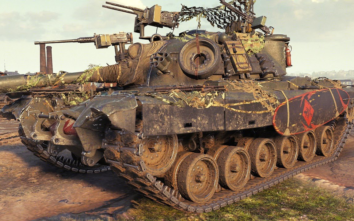 m48a5 patton - perfect tanker - world of tanks gameplay_哔哩哔哩