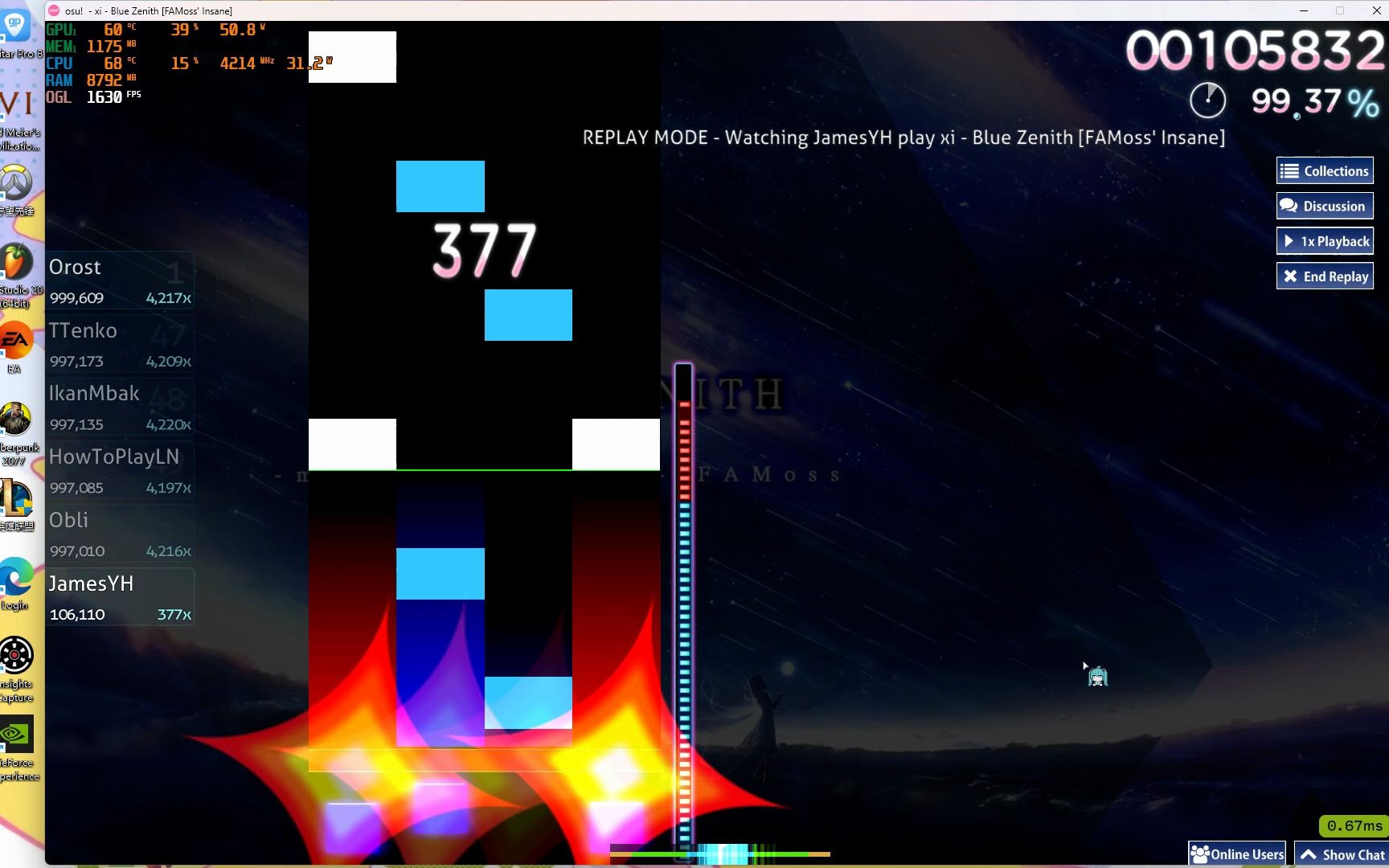 m]blue zenith藍頂4.8* 95.00%s 回放