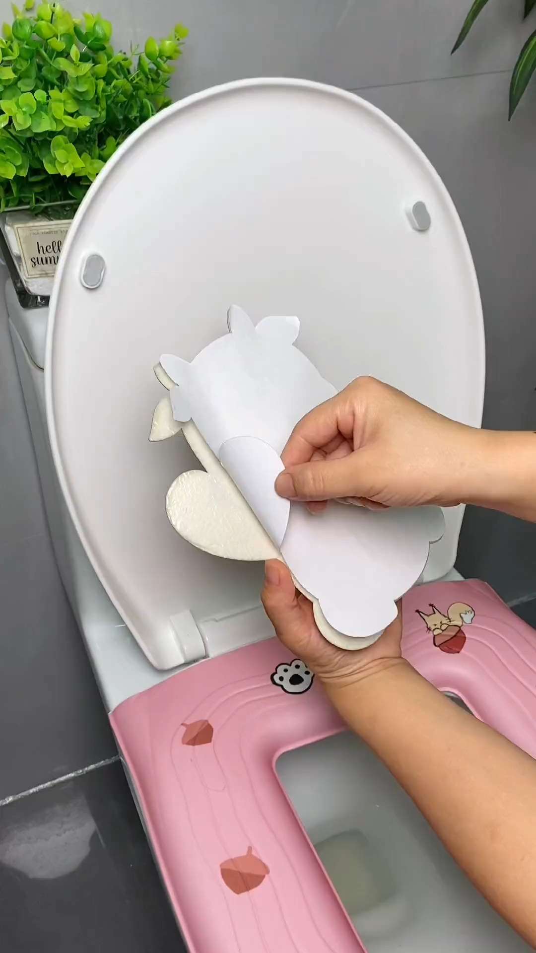 卫生间自从贴上这款#马桶除臭贴 ,从此变得香香的了#马桶除臭