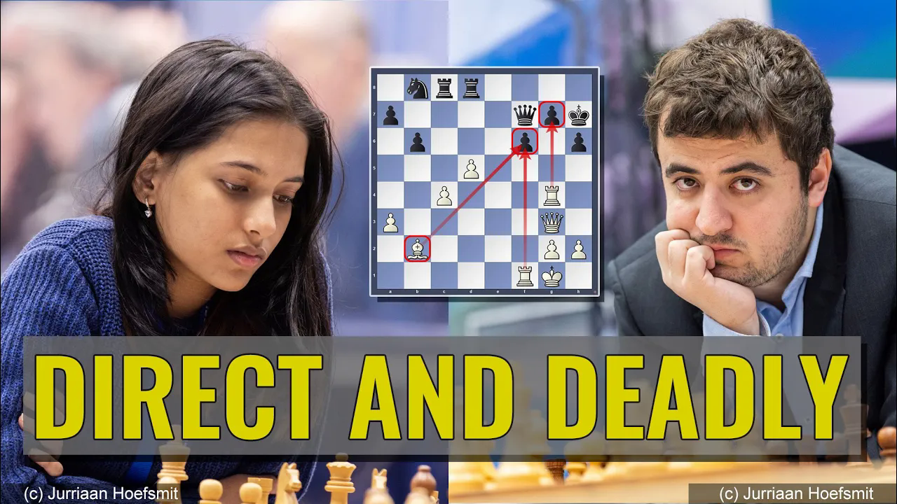 powerplaychess - direct and deadly | divya deshmukh vs jaime