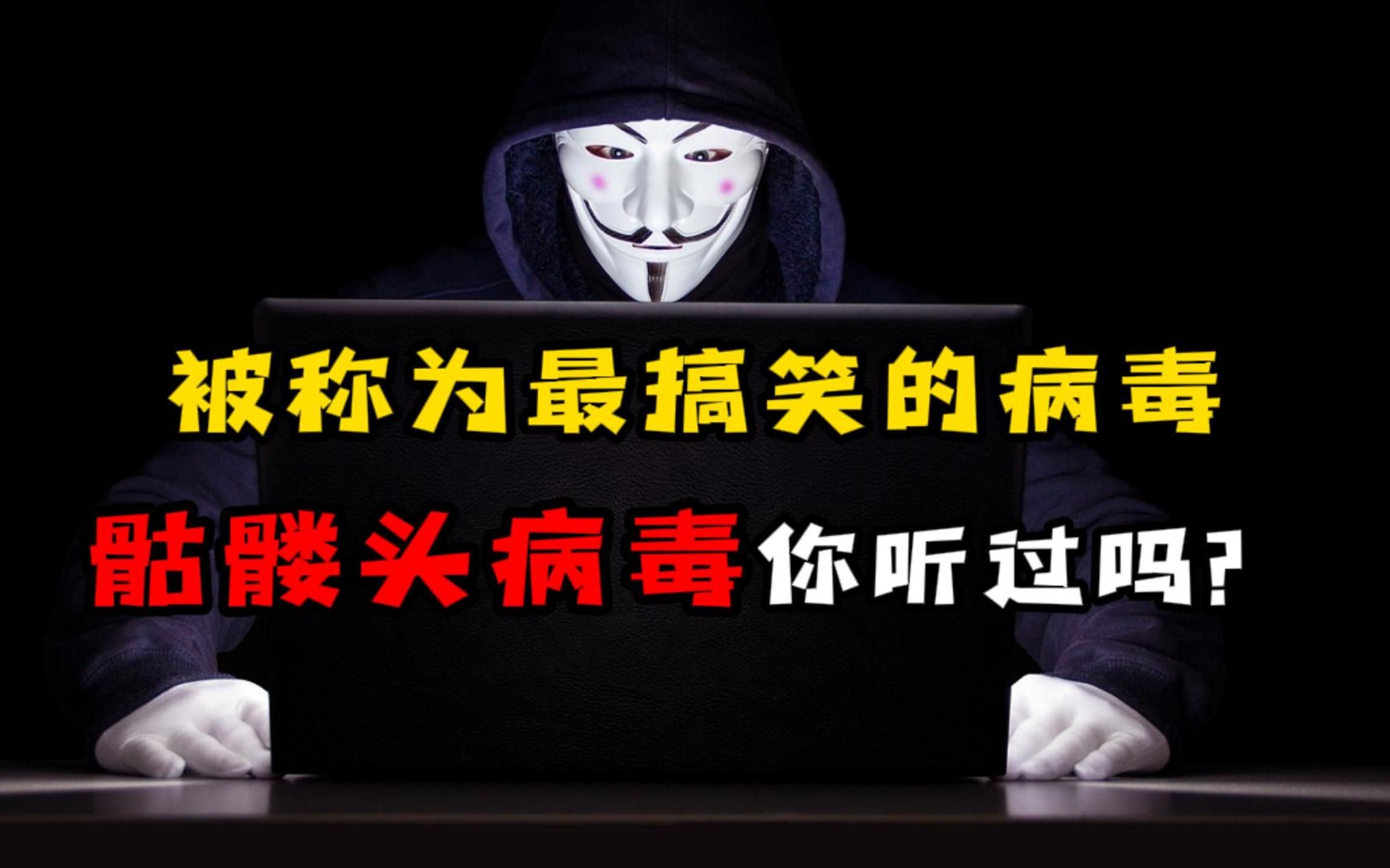 为何它被成为最搞笑的病毒?骷髅头病毒你听说过吗?哔哩哔哩bilibili