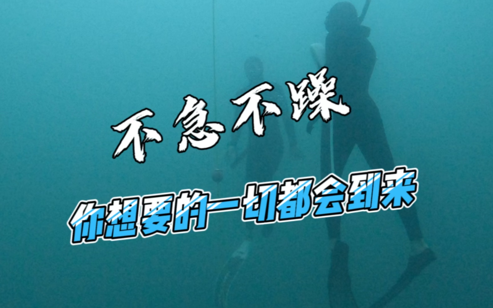 不急不躁97你想要的一切都会到来#自由潜 #自由潜水 #潜水 #aida