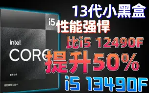 Скачать видео: 英特尔i5 13490F小黑盒13代神U？对比12490F性能