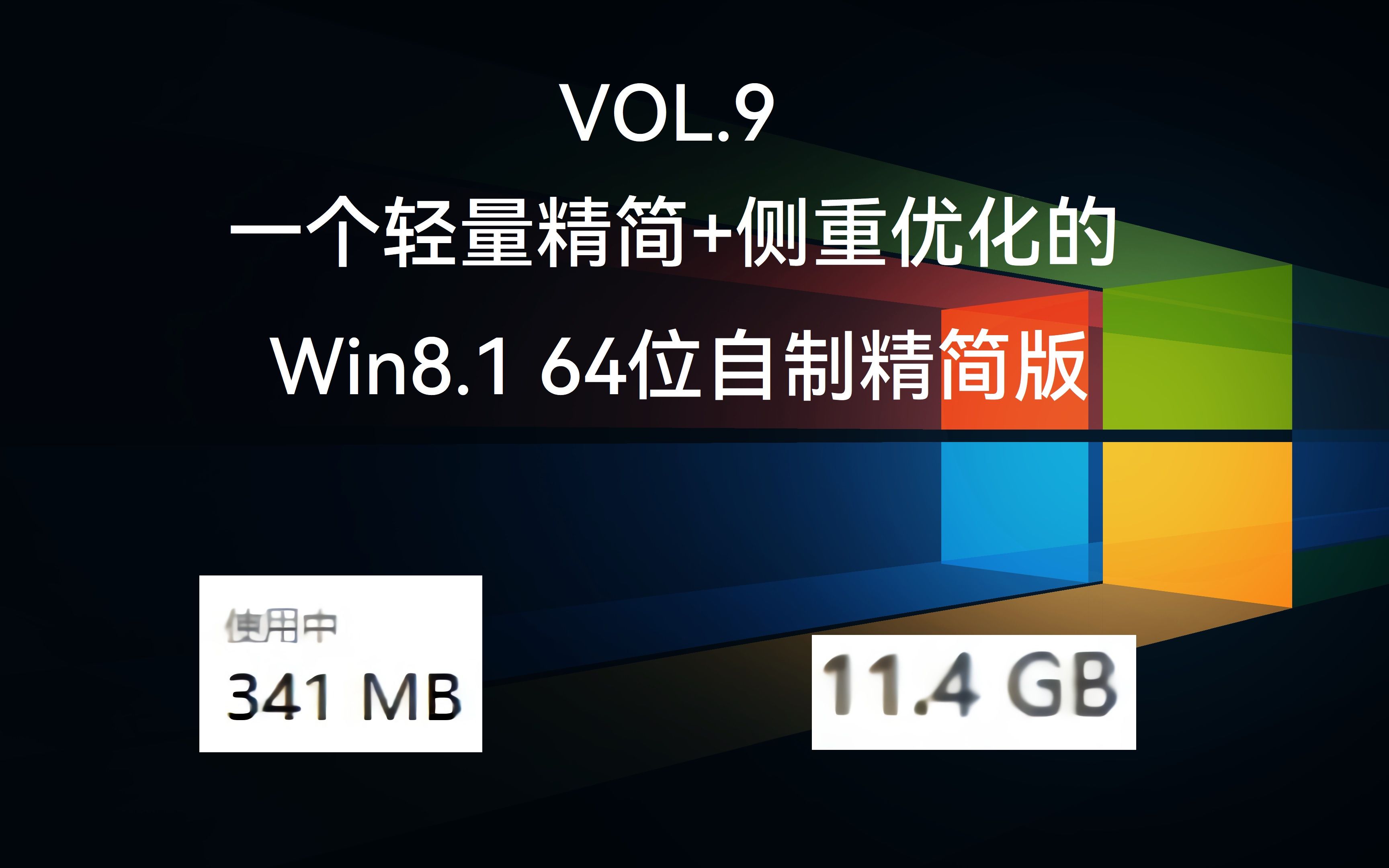 一个带常用软件的Win8.1 64位轻量精简优化版哔哩哔哩bilibili