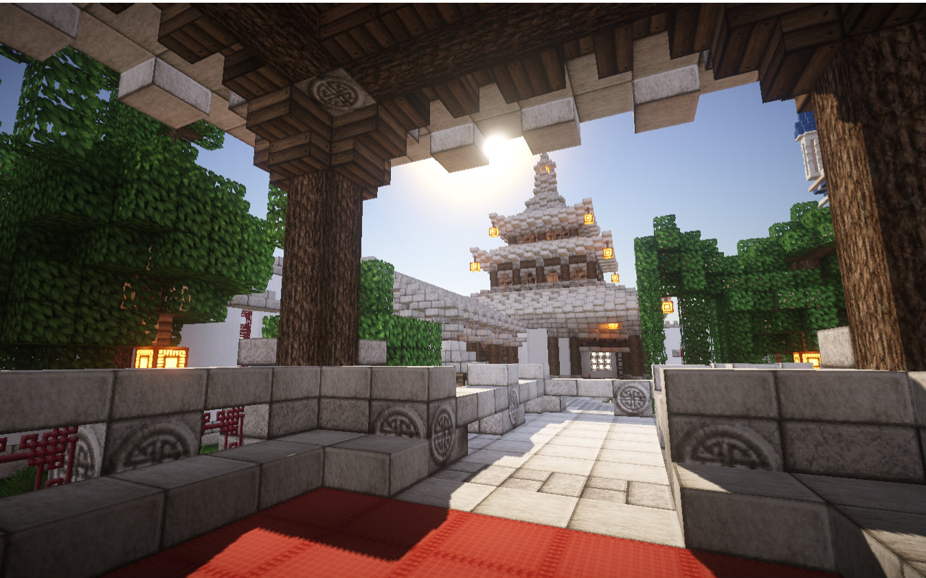 【minecraft 中式建筑-徽派大宅】linscraft服务器会员审核建筑