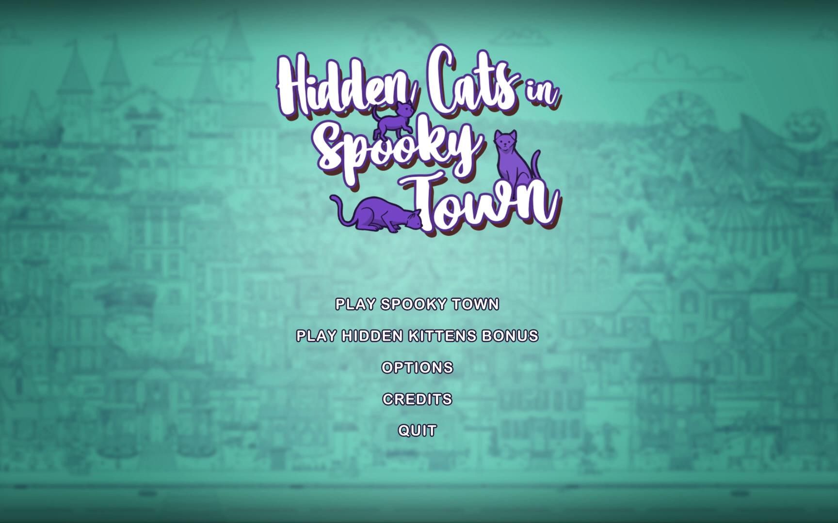 [图]【陆晨】《恶鬼镇的隐藏猫咪 Hidden Cats in Spooky Town》试玩