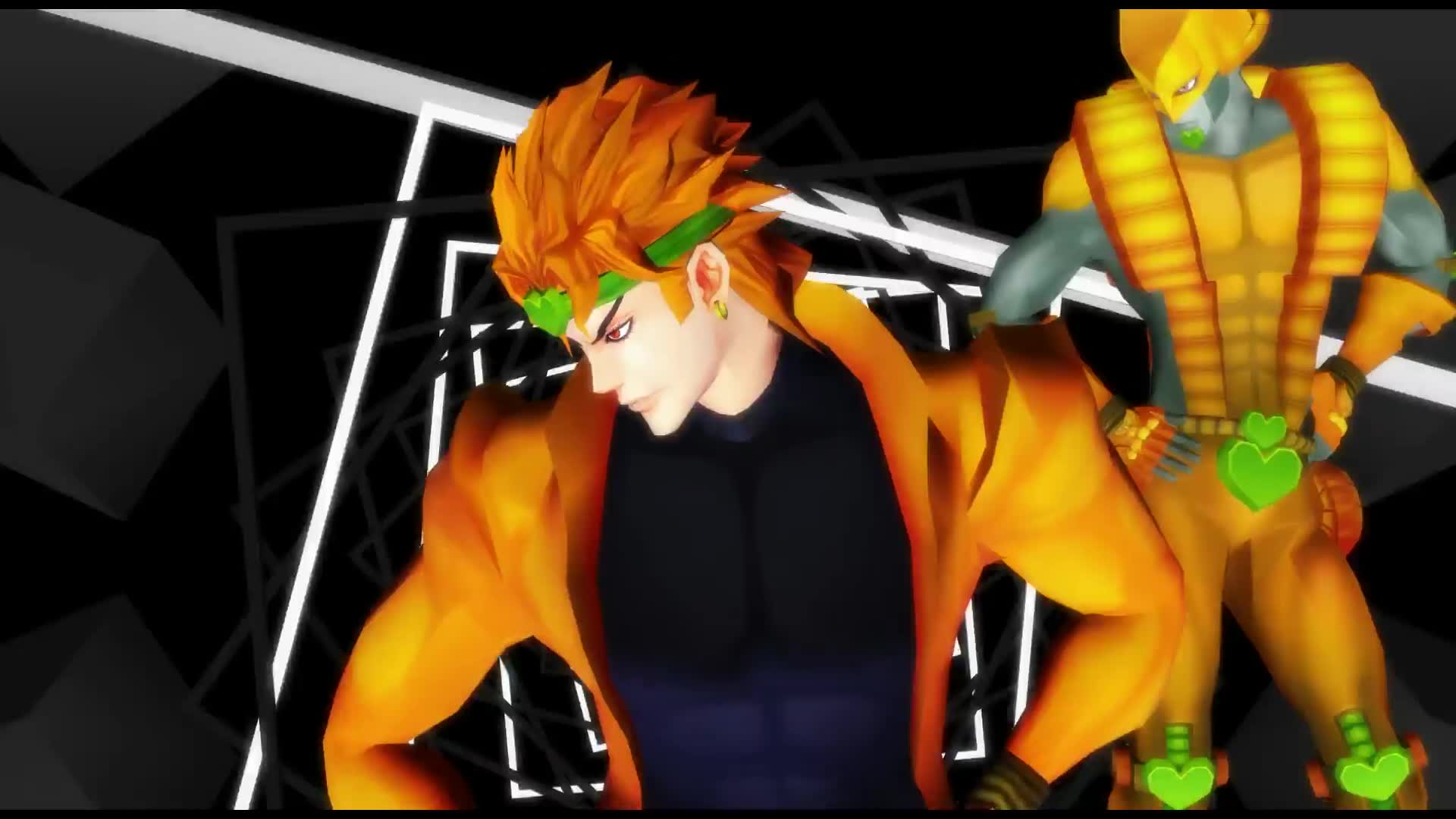 【jojo的奇妙mmd】the world!想追上本迪奥 da!me!yo!