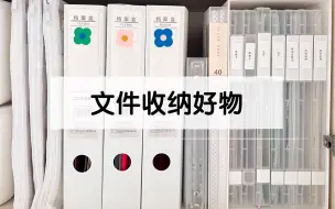 Télécharger la video: 收纳神器 | 平价又实用的文件收纳好物分享