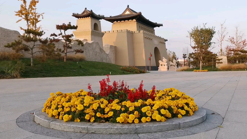 初冬漫步中国驿 山东齐河 中华饮食文化小镇