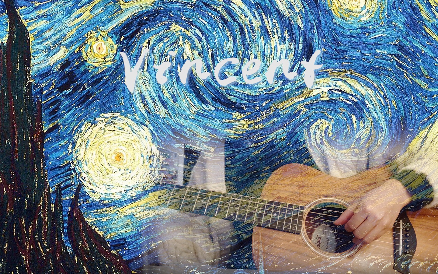 [图]【吉他弹唱】Vincent (Starry, Starry Night) 梵高 繁星缀满的夜里